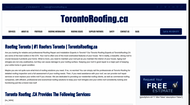 torontoroofing.ca