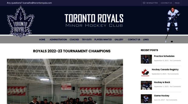 torontoroyals.com