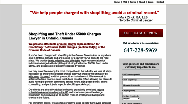 torontoshopliftinglawyer.ca