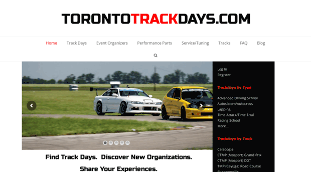 torontotrackdays.com