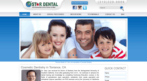 torrancestardental.com