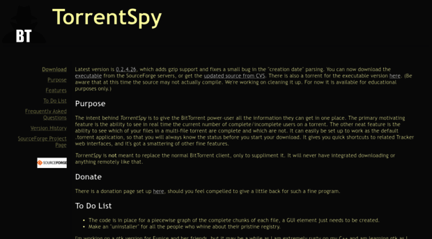 torrentspy.sourceforge.net