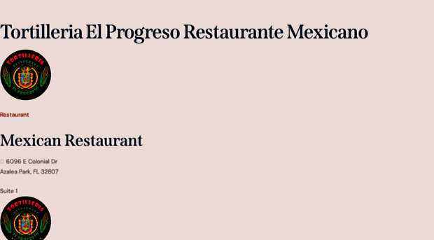 tortilleriarestaurantelprogreso.com