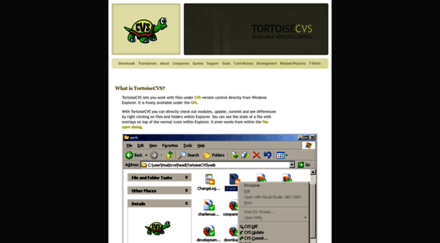 tortoisecvs.sourceforge.net