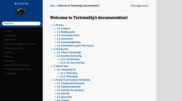 tortoisehg.readthedocs.org