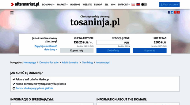 tosaninja.pl