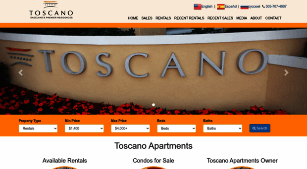 toscanoapartments.com