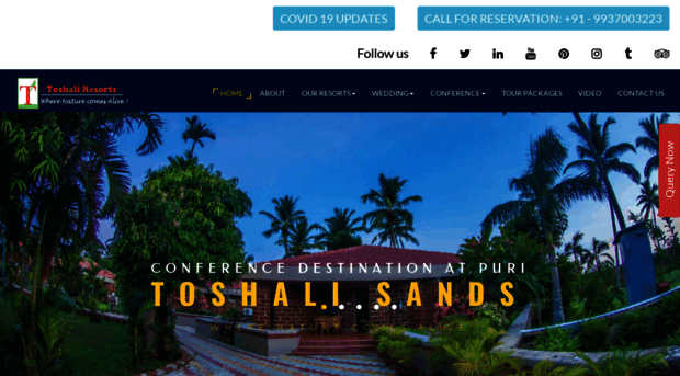 toshali-resorts.com