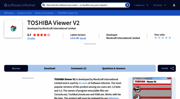 toshiba-viewer-v2.software.informer.com