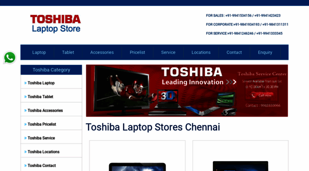 toshibashowroominchennai.com