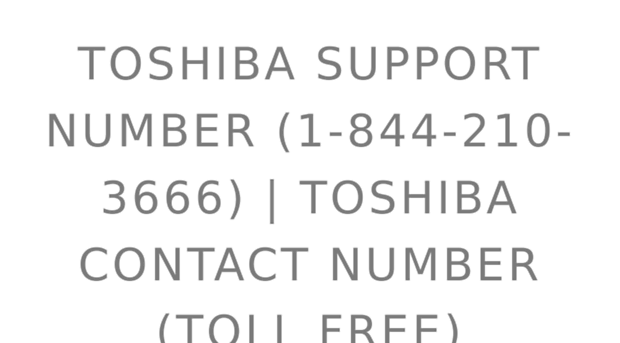 toshibasupportnumber.yolasite.com