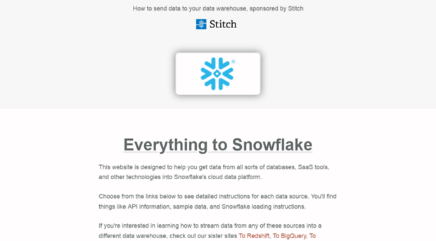 tosnowflake.com