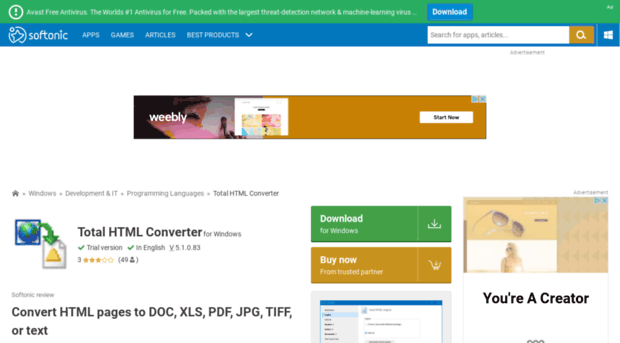 total-html-converter.en.softonic.com