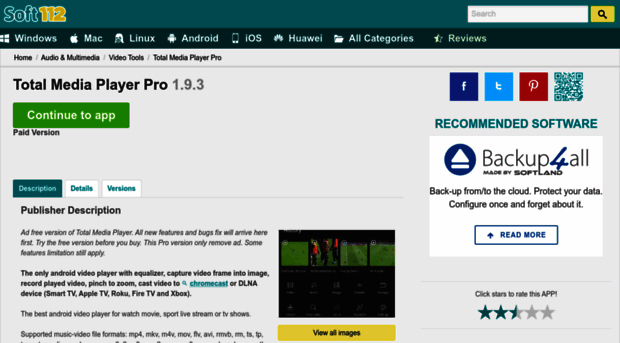 total-media-player-pro.soft112.com