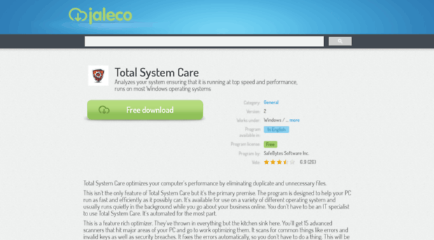 total-system-care.jaleco.com