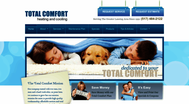 totalcomfortlansing.com