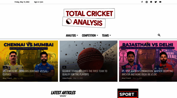 totalcricketanalysis.com