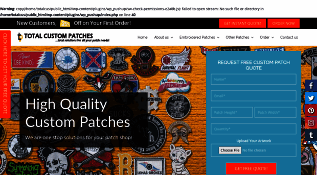 totalcustompatches.com