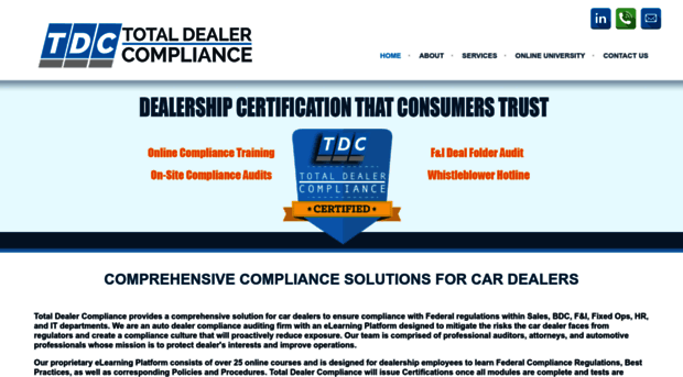 totaldealercompliance.com