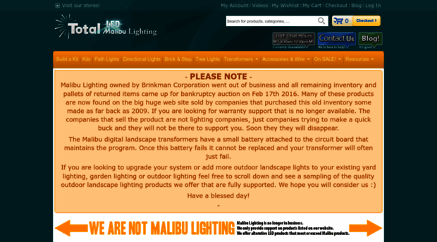 totalledmalibulighting.com