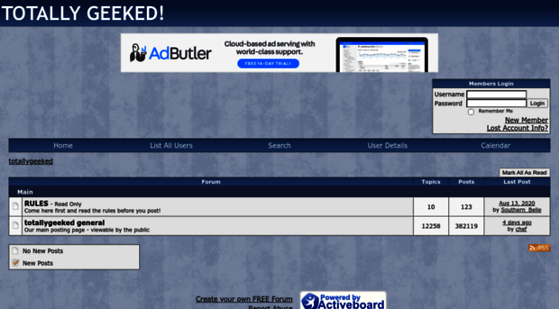 totallygeeked.activeboard.com