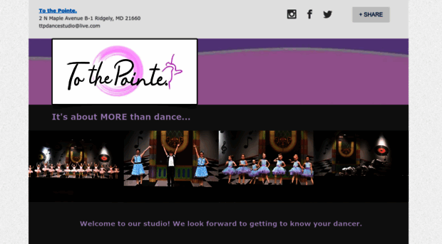 tothepointedancestudio.com