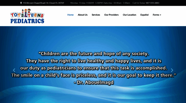 totsandteenspediatrics.com