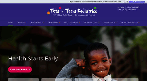 totsnteenspediatrics.com