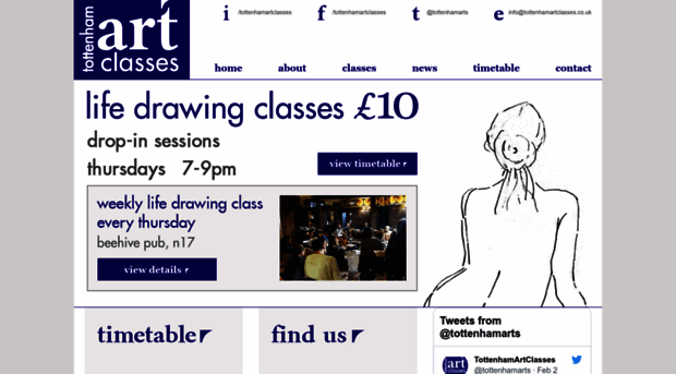 tottenhamartclasses.co.uk