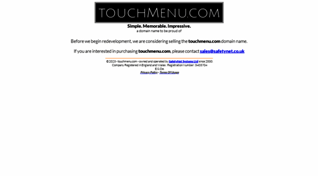 touchmenu.com