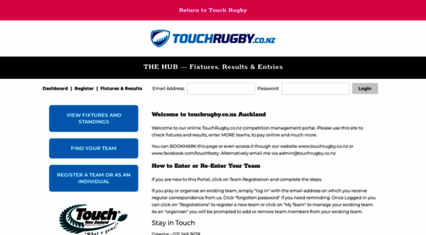 touchrugby.spawtz.com