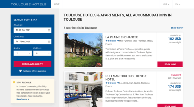 toulousehotel.net