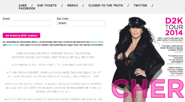 tour.cher.com