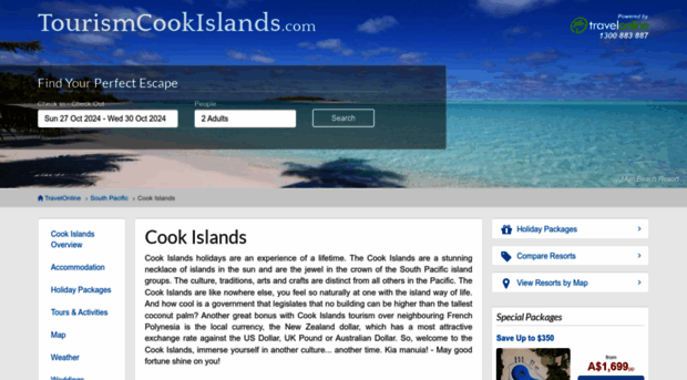 tourismcookislands.com