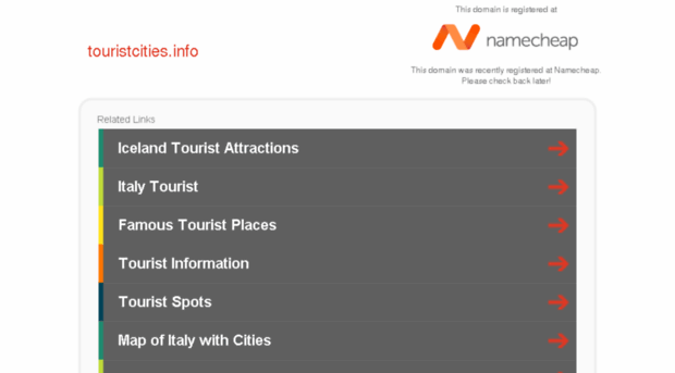 touristcities.info