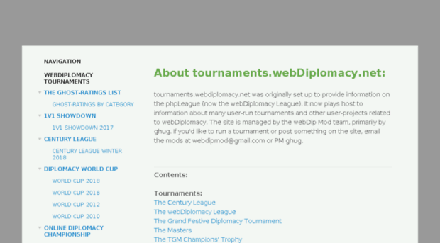 tournaments.webdiplomacy.net
