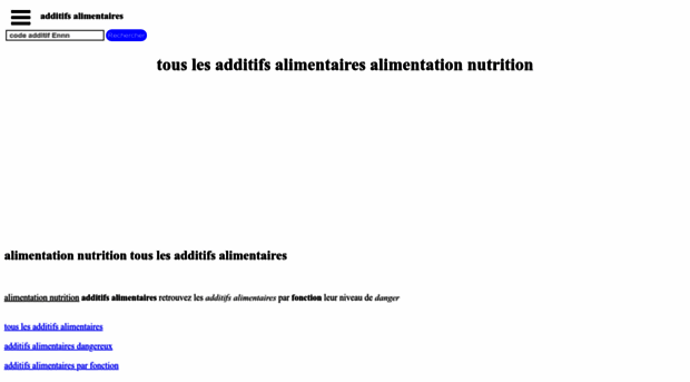 tous-les-additifs-alimentaires.com