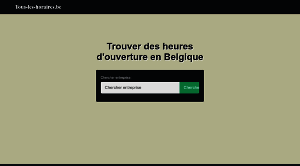 tous-les-horaires.be