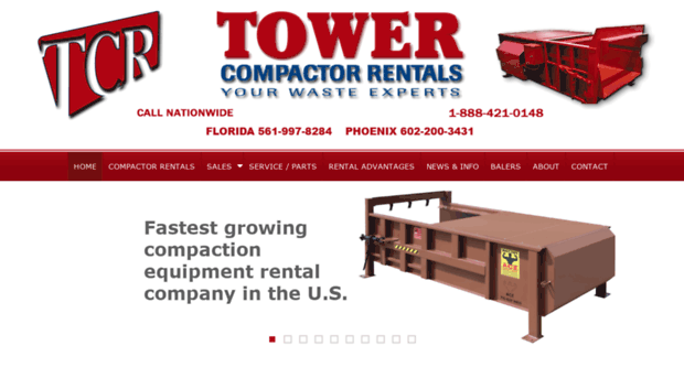 towercompactorrentals.com