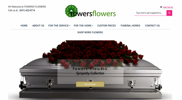 towersflowersfuneralflowers.com