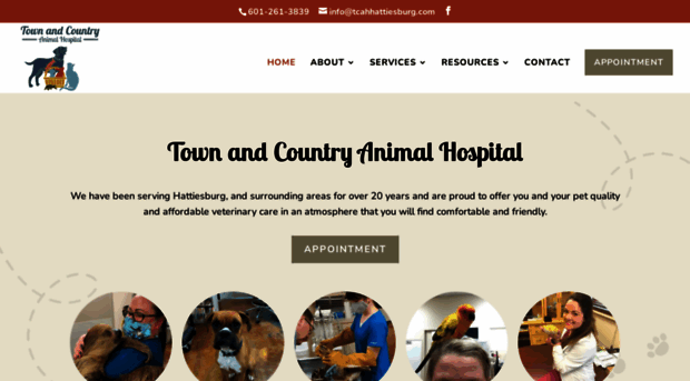 townandcountryanimalhospitalhattiesburg.com