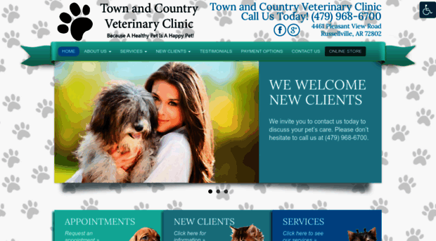 townandcountryveterinaryclinic.com