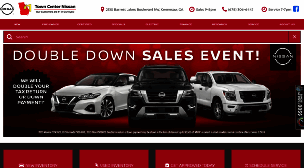 towncenternissan.com