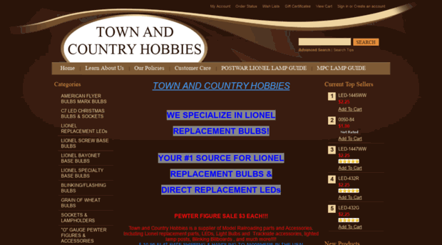 towncountryhobbies.com