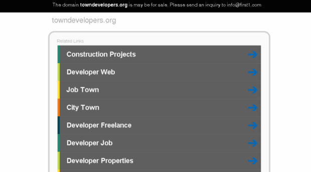 towndevelopers.org