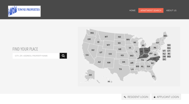 towneapartmentsearch.com