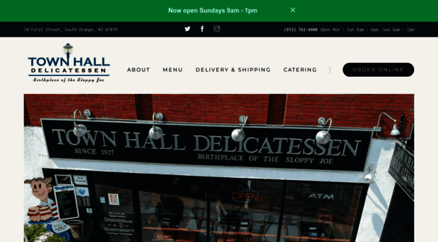 townhalldeli.com