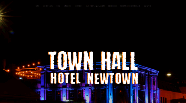 townhallhotelnewtown.com