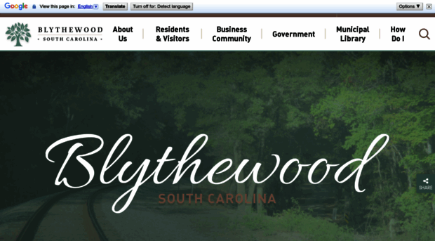 townofblythewoodsc.gov