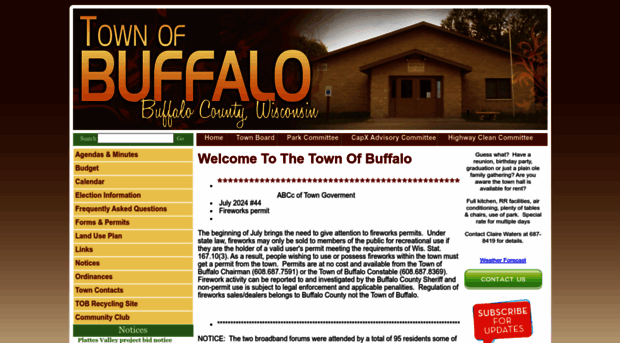 townofbuffalowi.com